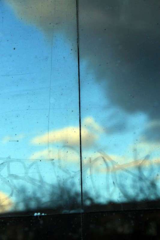 clouds and drawing on glass  Liza   PhotoGeek.ru #  