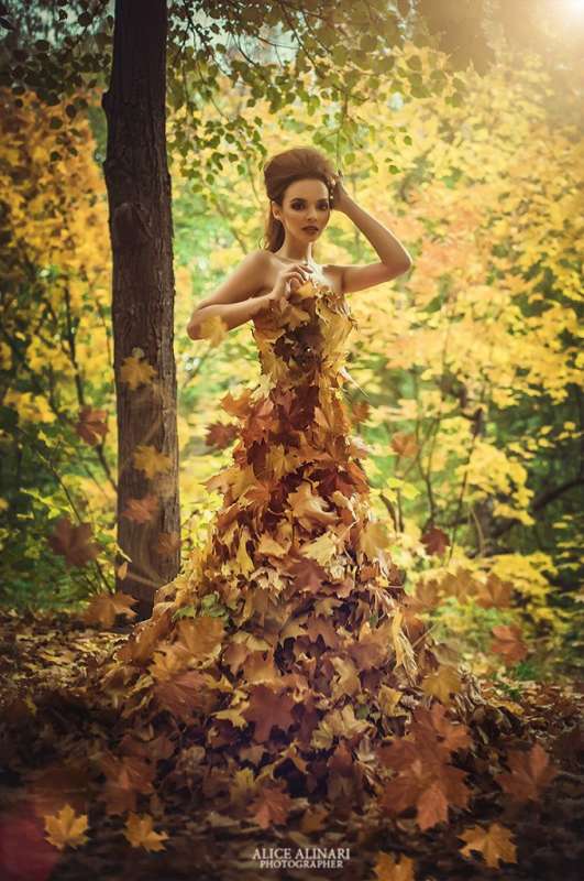 Soul of autumn  AliceAlinari   PhotoGeek.ru #   #  # #Autumn #Beautiful photo #Beauty #Dream #Dress #Fairy #Forest #Magic #Nature #Yellow # #   #    # #  # #  # #