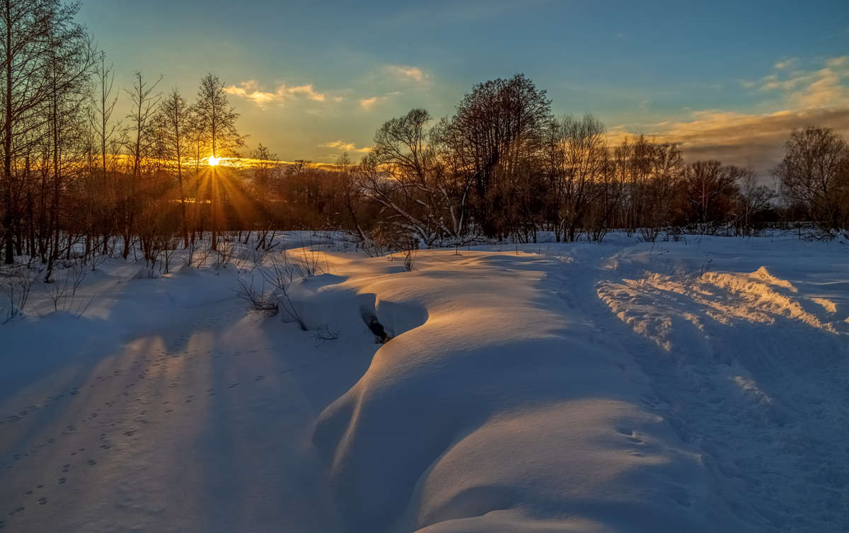 Вечер шестнадцатого января # 02 автор Андрей Дворников на PhotoGeek.ru #Пейзаж или природа