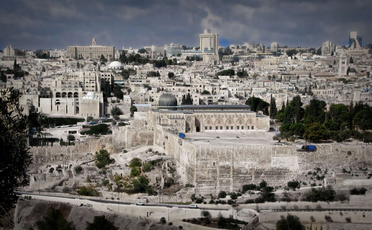 Иерусалим. Храмовая гора и мечеть Аль Акса. 