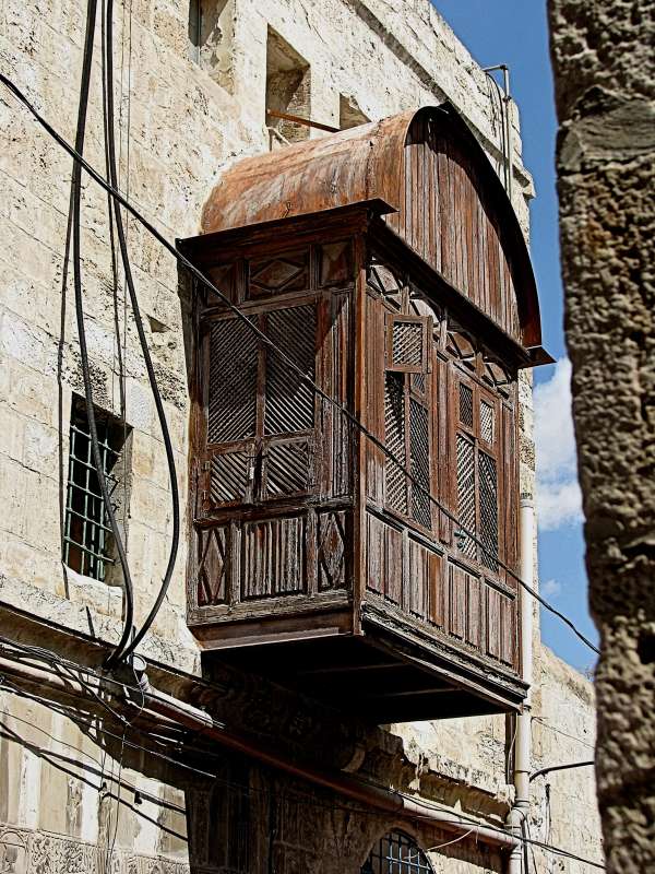 Балкончик в мусульманском квартале старого города