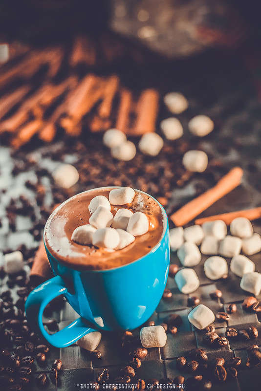 Coffee and marshmallow     PhotoGeek.ru # #
