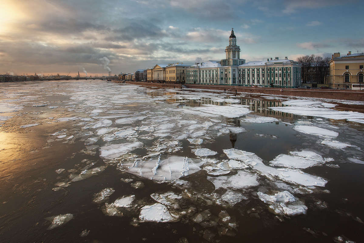 Петербург, Нева, зима.. / Петербург, Нева, зима.. / Фотография на ...