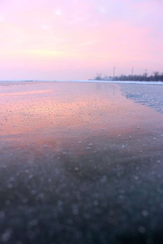 ... автор Ирина  на PhotoGeek.ru #Пейзаж или природа #Лед #Море #Рассвет #Среда обитания #Утро