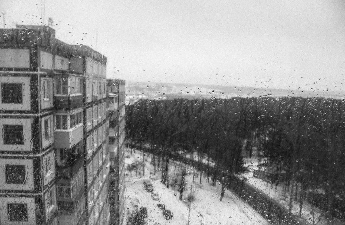 Зимний дождь автор Игорь Игольников на PhotoGeek.ru #Город #Пейзаж или природа #Архитектура