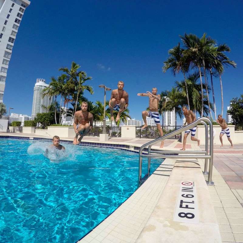Jump  Kirill   PhotoGeek.ru #  #Holidays #Jump #Miami #Miami Beach #Pool #Sky #