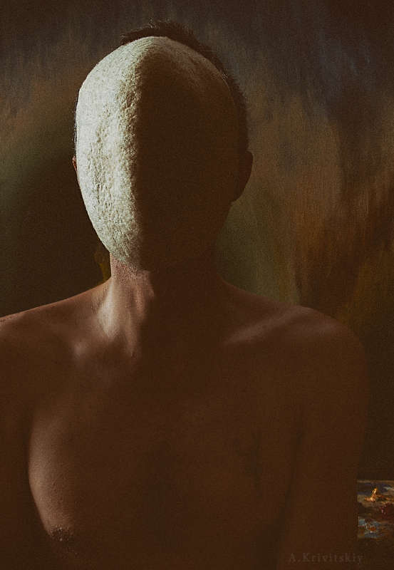 Portrait artistique de l'artiste en 2018 dans son atelier. ����� ��������� ��������� �� PhotoGeek.ru #������� #��������� #������