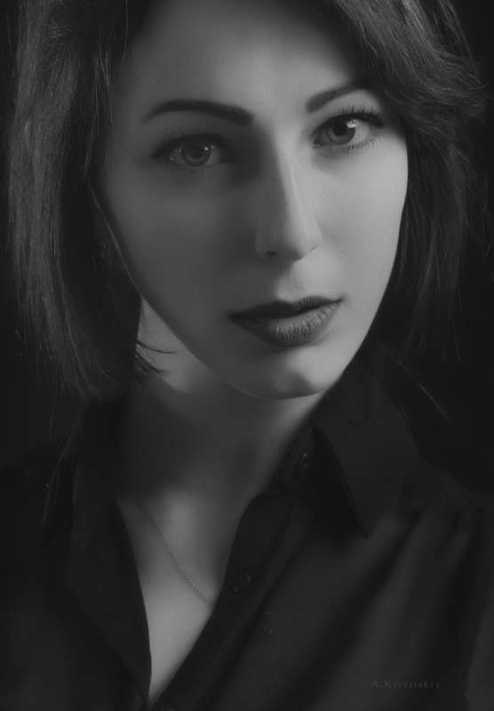 Studio A. Krivitsky. Portrait of a fashion model. ����� ��������� ��������� �� PhotoGeek.ru #Studio A. Krivitsky. Portrait of a fashion model.