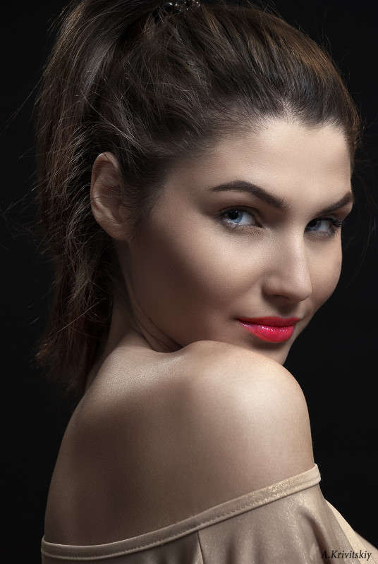 Portrait of the actress Oksana.  Portrait of the actress Oksana ...