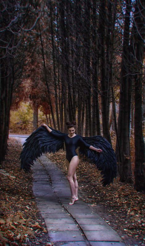 Ангел автор Константин  на PhotoGeek.ru #Жанровая фотография #Портрет #Ангел #Девушка #Личность #Осень #Пленэр #Постановочное #Сказка