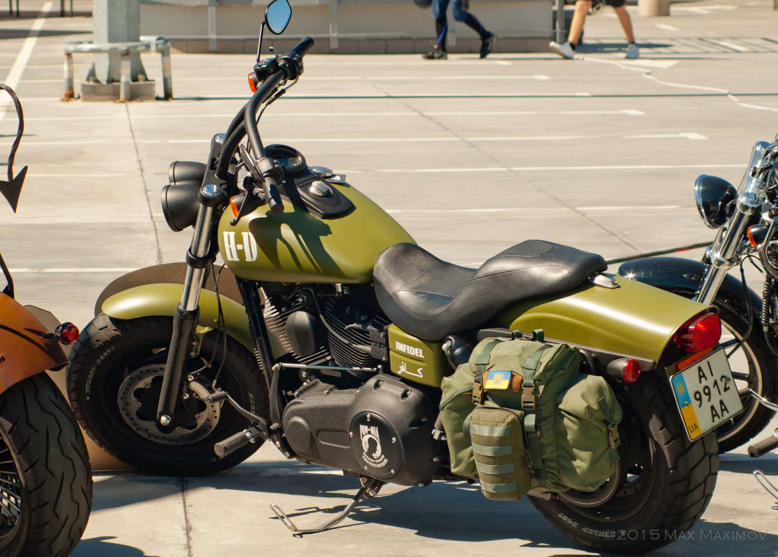Harley-Davidson in UA Military style     PhotoGeek.ru # #- #-
