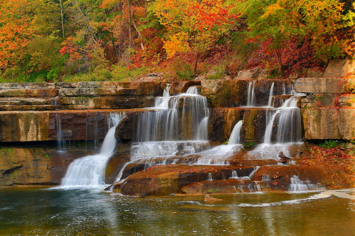 taughannock lower waterfalls ����� Naum Likholat �� PhotoGeek.ru #������ ��� �������