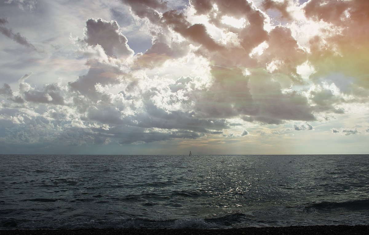 Покоритель стихии. автор Марина Леонидовна на PhotoGeek.ru #Спорт #Пейзаж или природа #Море #Парус #Релакс
