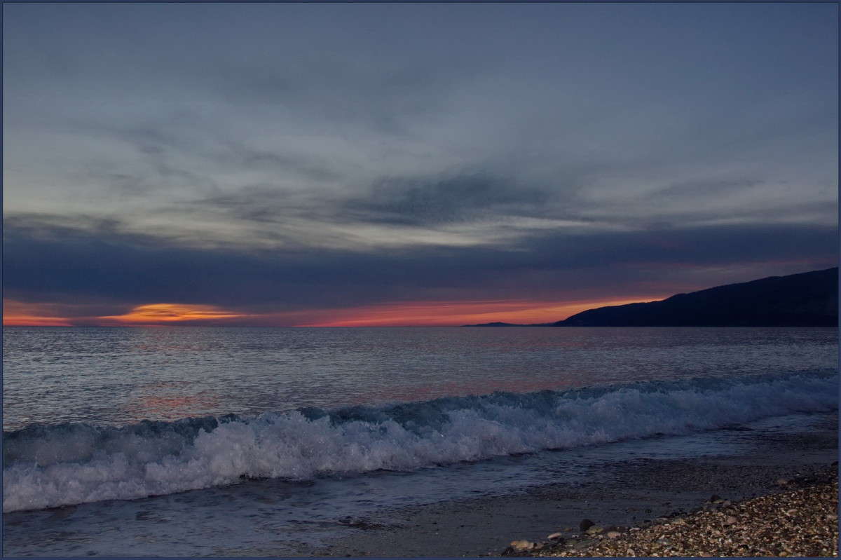 Отели с видом на море Абхазия закат