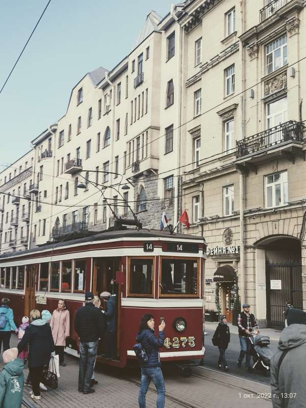 115 лет Питерскому трамваю