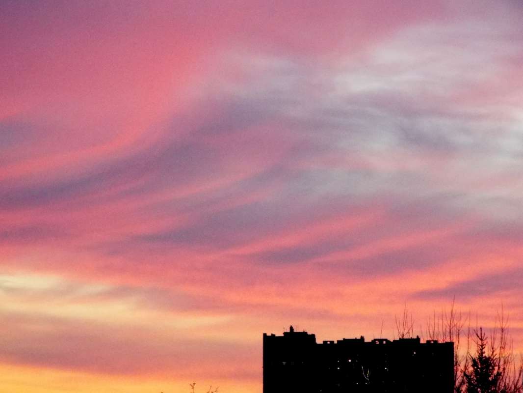 Закат из окна ����� ������ ����  �� PhotoGeek.ru #Пейзаж или природа