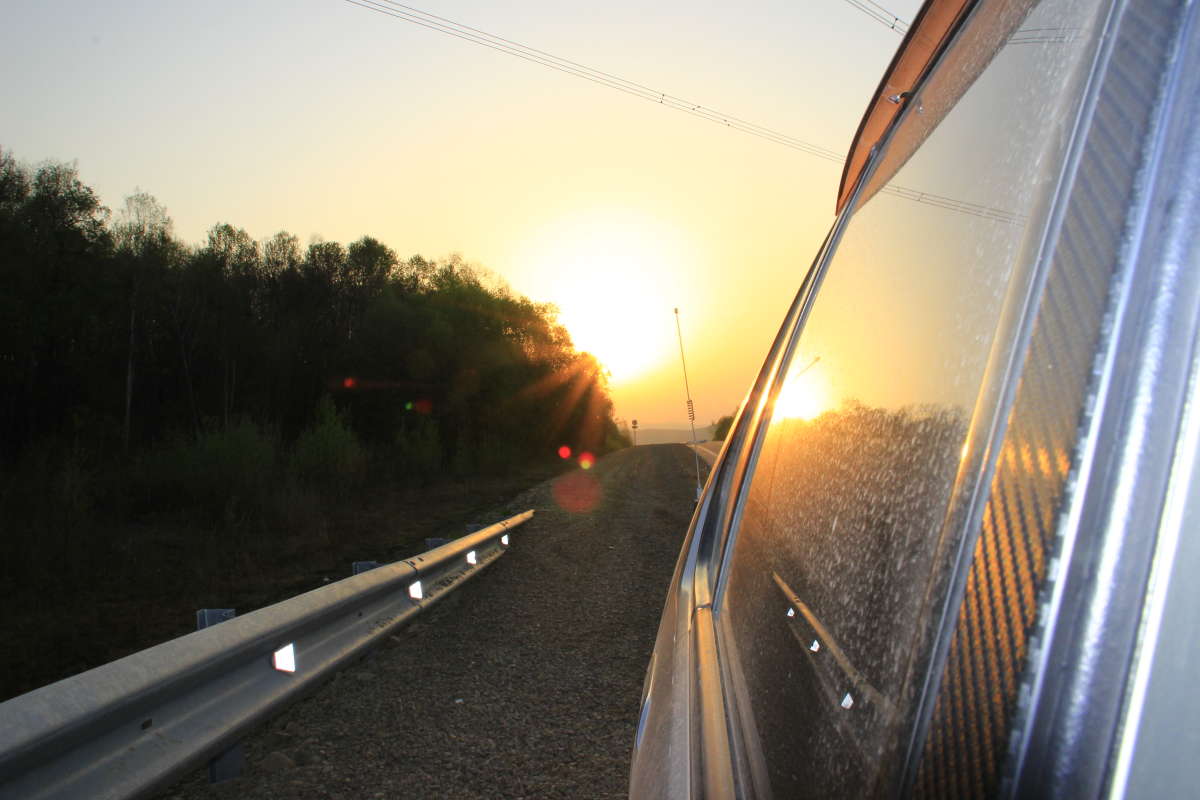 Рассвет на Хингане автор Александр  на PhotoGeek.ru #Дорога #Рассвет