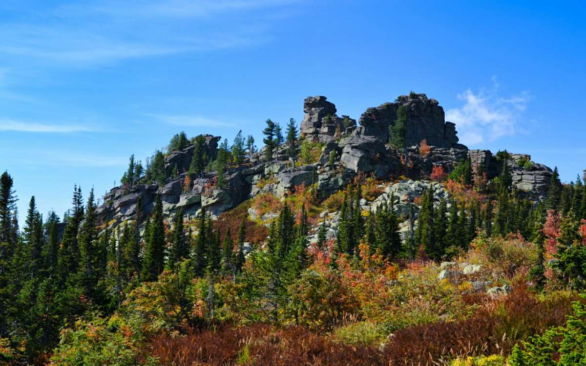 Скалы Спасские дворцы Шерегеш