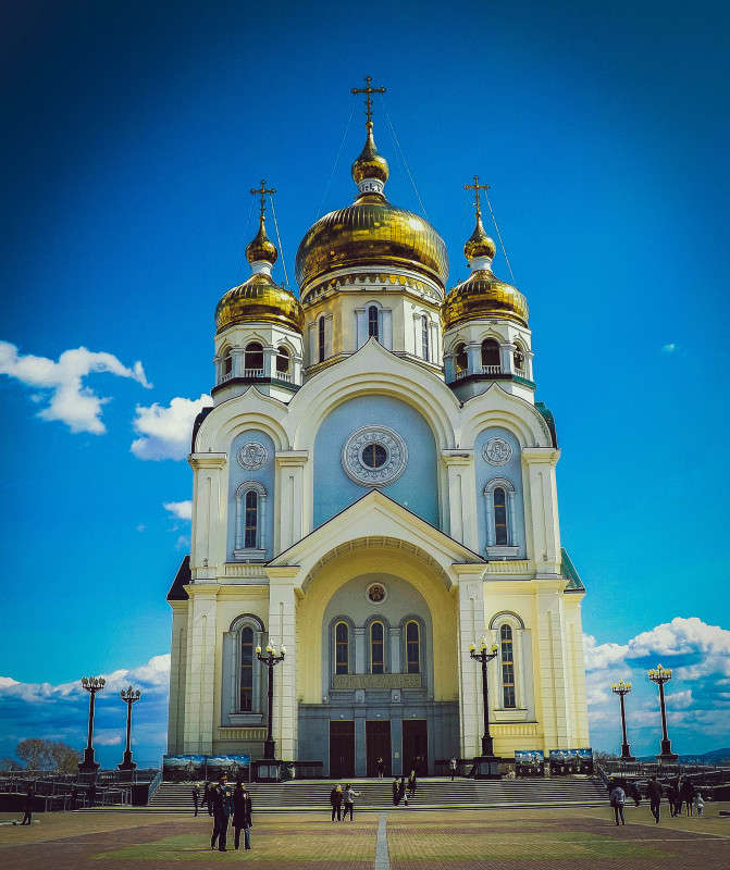 Храм в Хабаровске на набережной