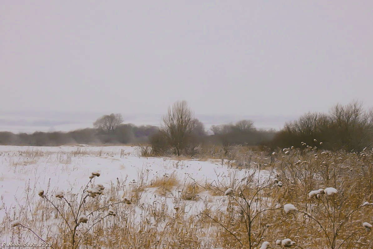Болото зимой автор Валерий Миннибаев на PhotoGeek.ru #Болото #Зима #Пейзаж #Природа
