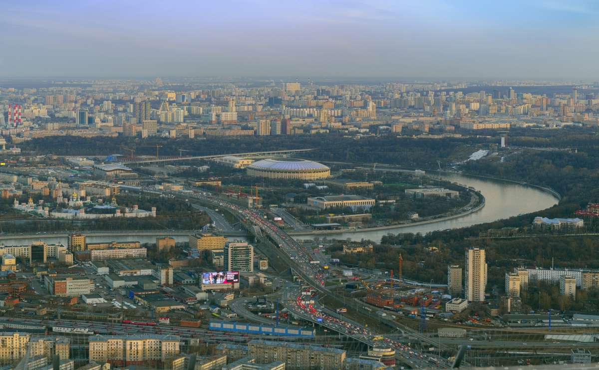 Вид Москвы со смотровой площадки