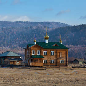 Церковь в селе Тибельти