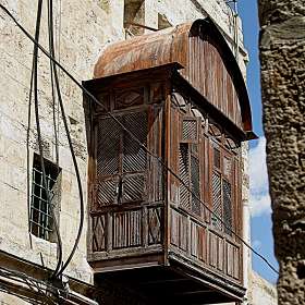 Балкончик в мусульманском квартале старого города