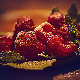 raspberries&mint