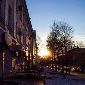 Вечерние улицы Хабаровска